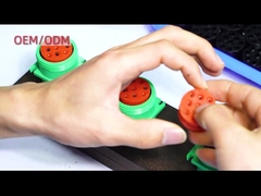 トラックのためのObd2ケーブルへの赤い自動車配線用ハーネスJ1939 9 Pinドイツ