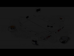 シングルマーカークリアランスライトのためのクイッククリックインオーバーモールドコネクタ