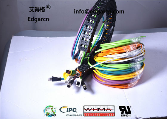 Pur / Tpu CanopenケーブルM12 Aコード化男性 - 女性の長さ1500mm、Shiled