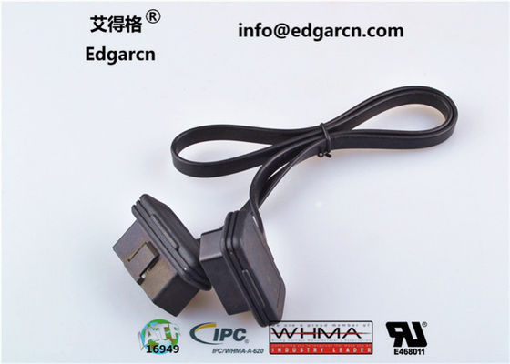 J1962 Obd2コネクタケーブルObd II診断ケーブル16ピン男性 - 女性