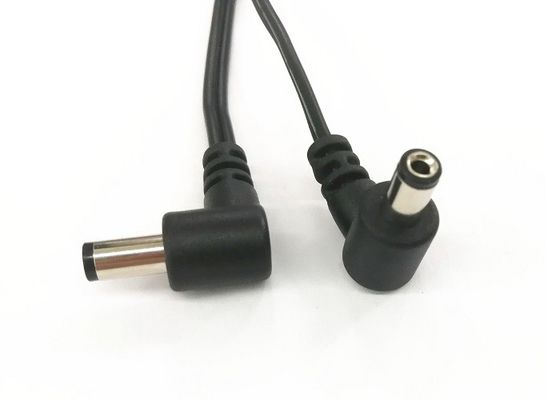 直角インダストリアルワイヤハーネスDC電源コードCat5e Utp 26awg / 4p Gyジャケット