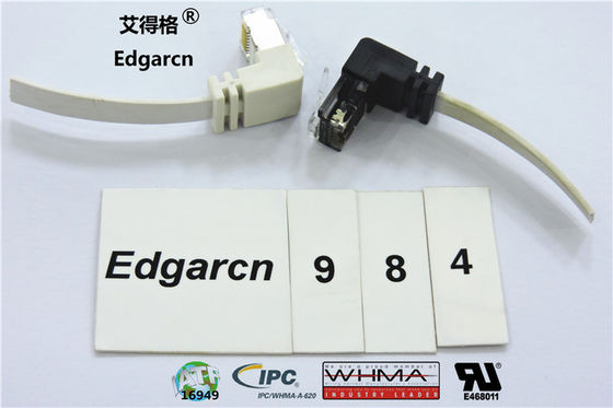 Pvc素材Cat5e UtpケーブルRj45プラグ（カスタマイズされた長さ/カラー）